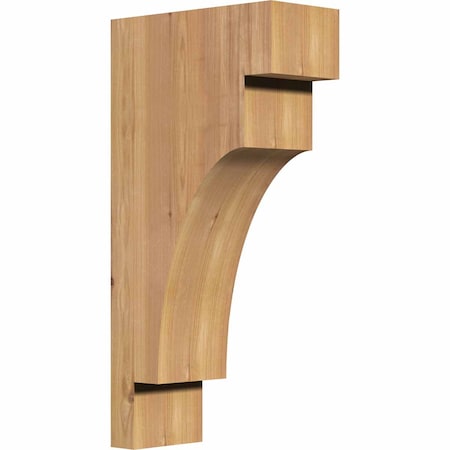Ekena Millwork Mediterranean Smooth Corbel, Western Red Cedar, 5 1/2"W x 12"D x 24"H COR06X12X24MED00SWR